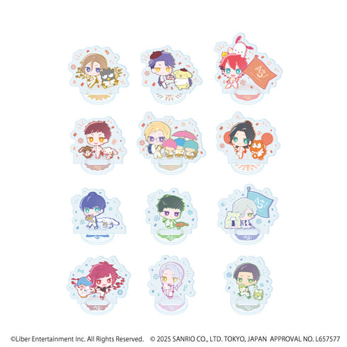 『A3!×Sanrio characters』アクリルぷちスタンド06/A&W コンプリートセット(全12種)(ミニキャライラスト)